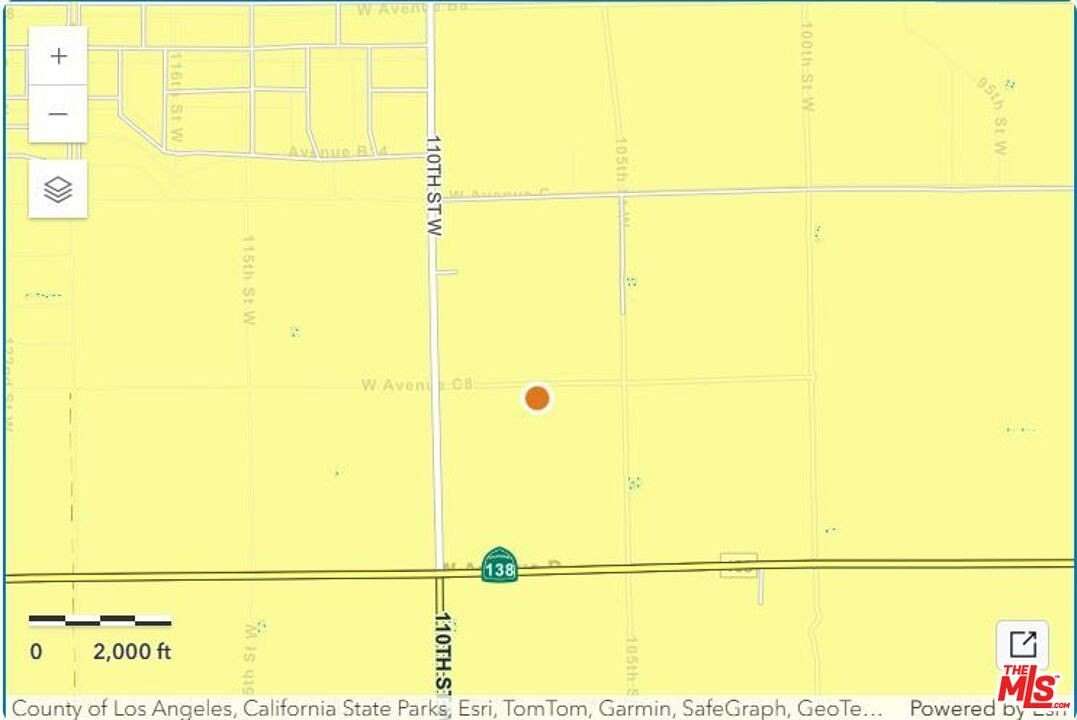 2 Acres of Land for Sale in Lancaster, California