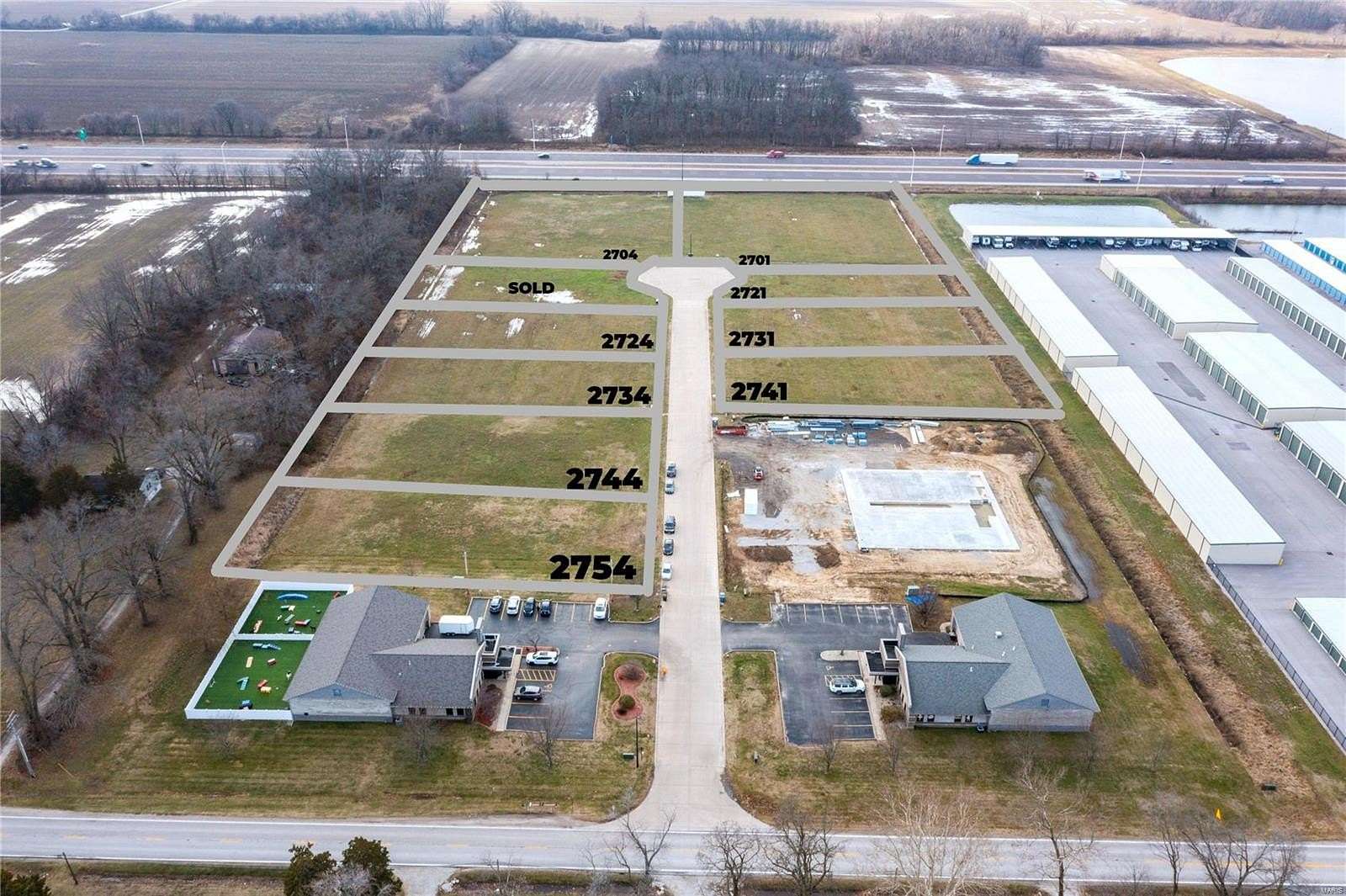 2.1 Acres of Commercial Land for Sale in Edwardsville, Illinois