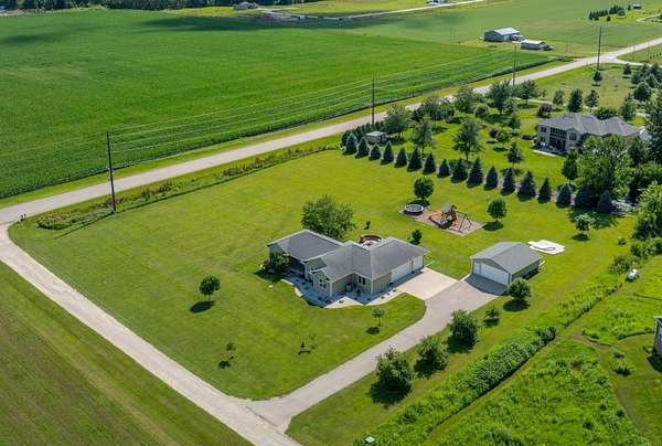 2.18 Acres of Residential Land with Home for Sale in New Hartford, Iowa