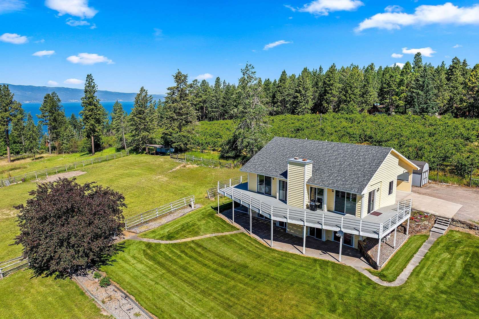 8.38 Acres of Residential Land with Home for Sale in Bigfork, Montana