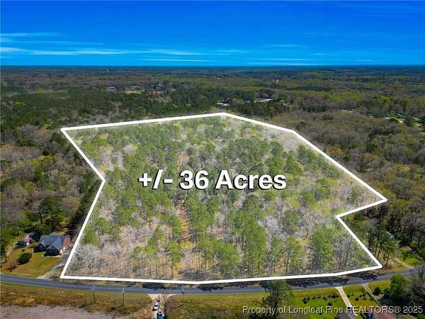 36.5 Acres of Recreational Land for Sale in Eastover, North Carolina