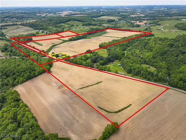 106 Acres of Agricultural & Residential Land for Sale in Lisbon, Ohio