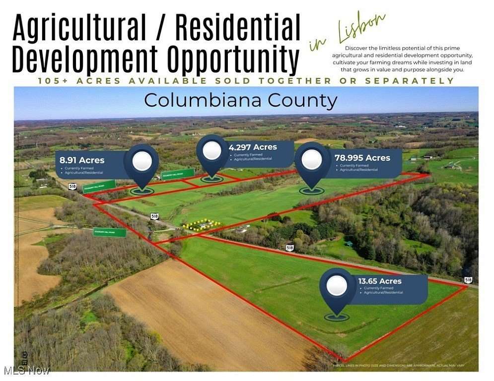 9 Acres of Land for Sale in Lisbon, Ohio