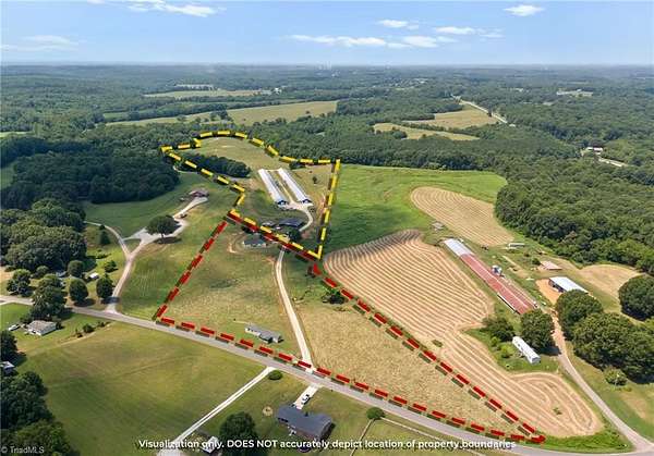 48.9 Acres of Agricultural Land for Sale in Statesville, North Carolina