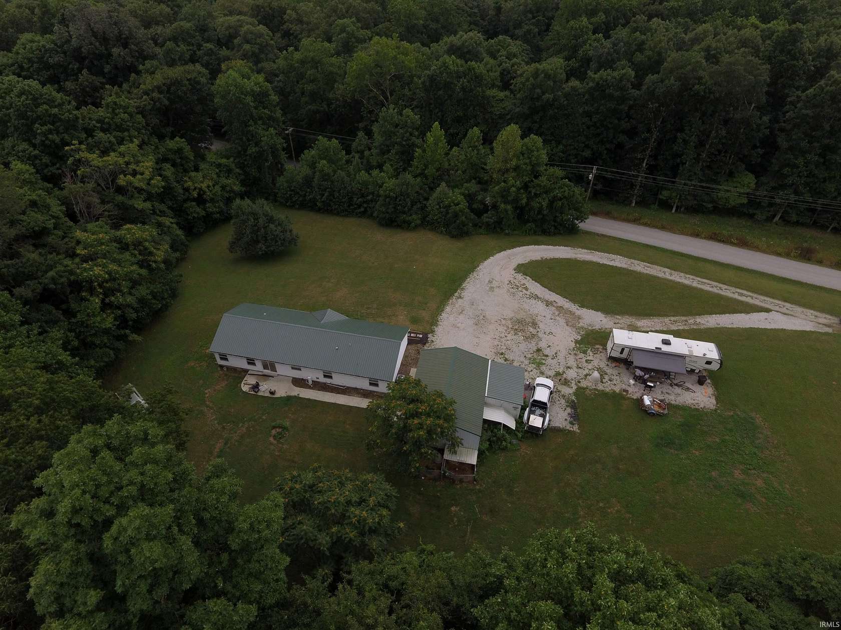 6.57 Acres of Residential Land with Home for Sale in Hardinsburg, Indiana