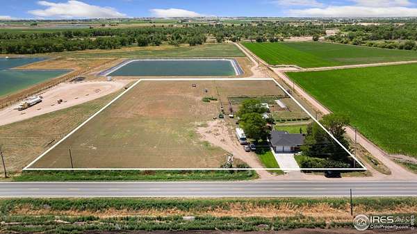 4 Acres of Residential Land with Home for Sale in Greeley, Colorado