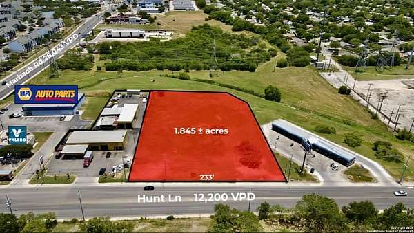 1.85 Acres of Commercial Land for Sale in San Antonio, Texas