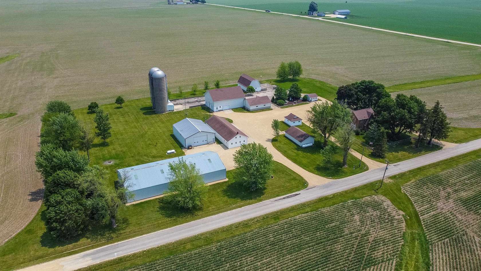 5 Acres of Land with Home for Sale in Shannon, Illinois