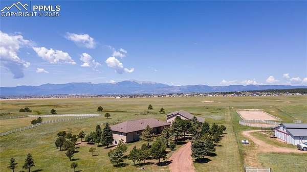 5.36 Acres of Residential Land with Home for Sale in Colorado Springs, Colorado