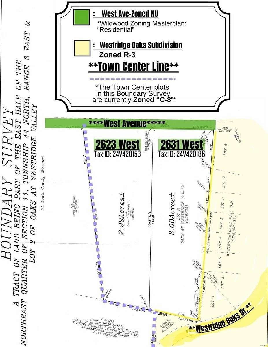 3 Acres of Residential Land for Sale in Wildwood, Missouri