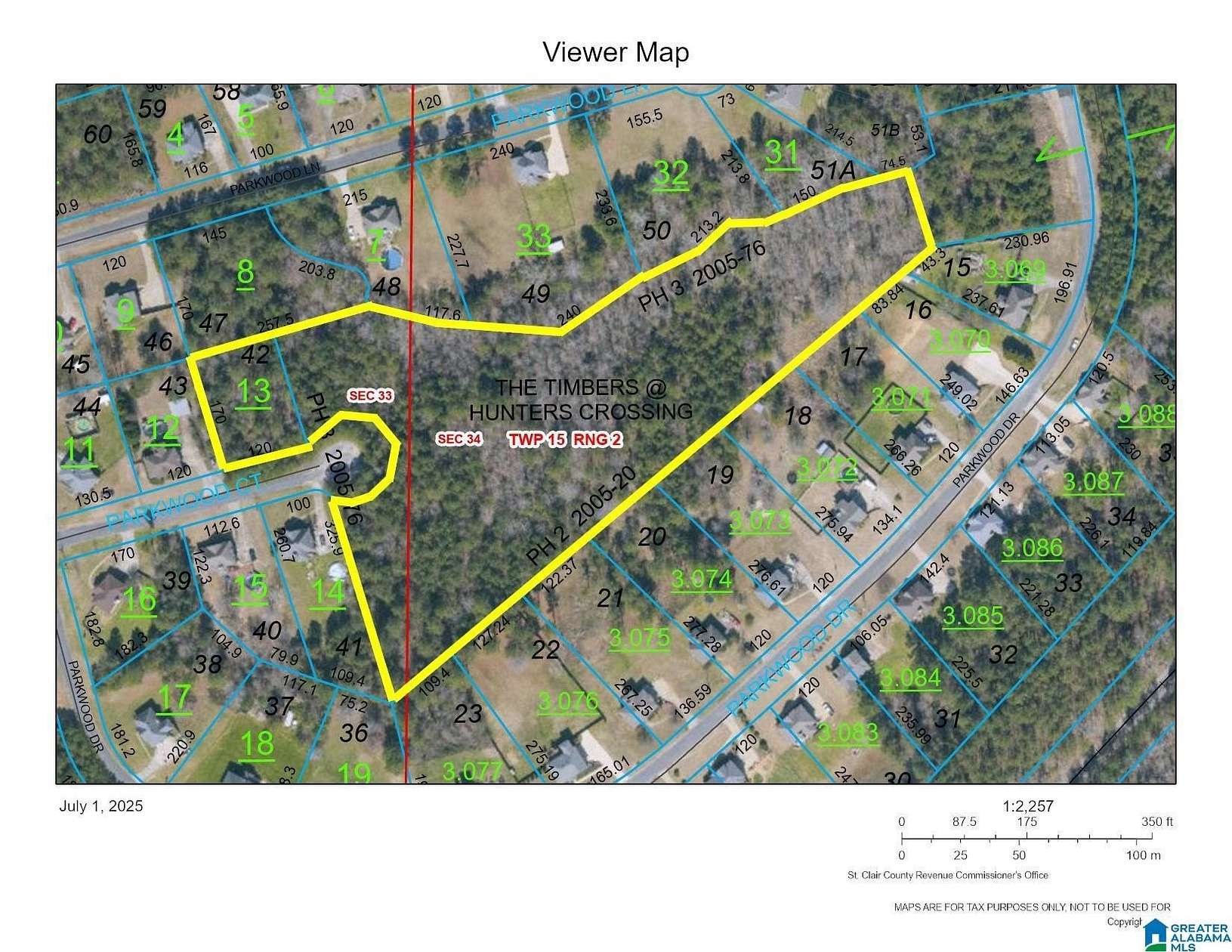 6.5 Acres of Residential Land for Sale in Odenville, Alabama
