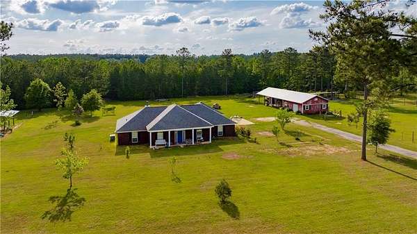 8.87 Acres of Land with Home for Sale in Wilmer, Alabama