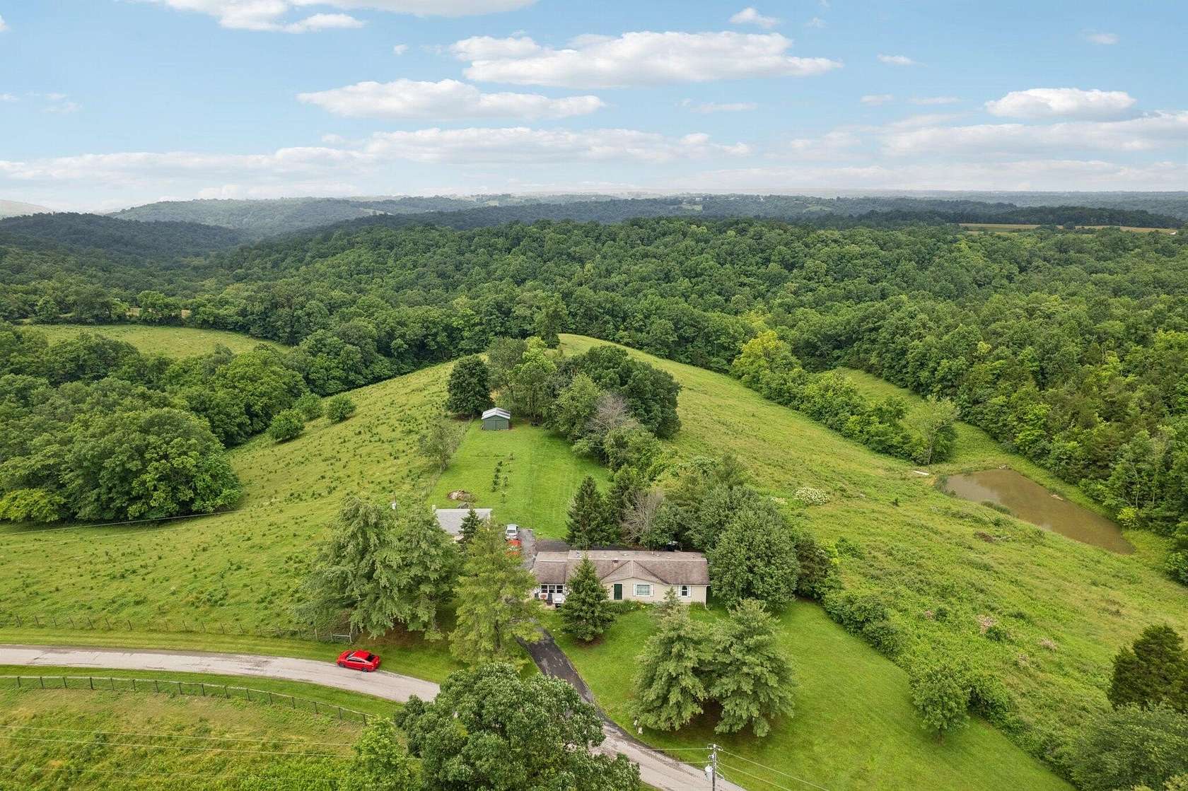 11.2 Acres of Land with Home for Sale in Glencoe, Kentucky