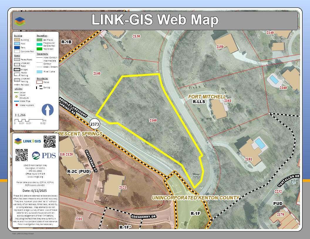 2.12 Acres of Residential Land for Sale in Fort Mitchell, Kentucky