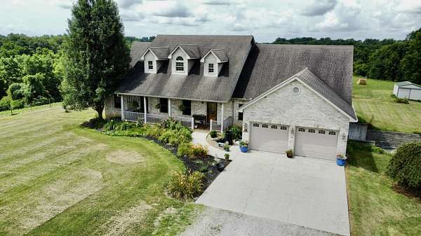 45.9 Acres of Land with Home for Sale in Owenton, Kentucky