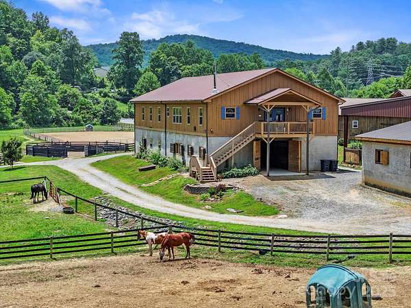 10.6 Acres of Land with Home for Sale in Horse Shoe, North Carolina