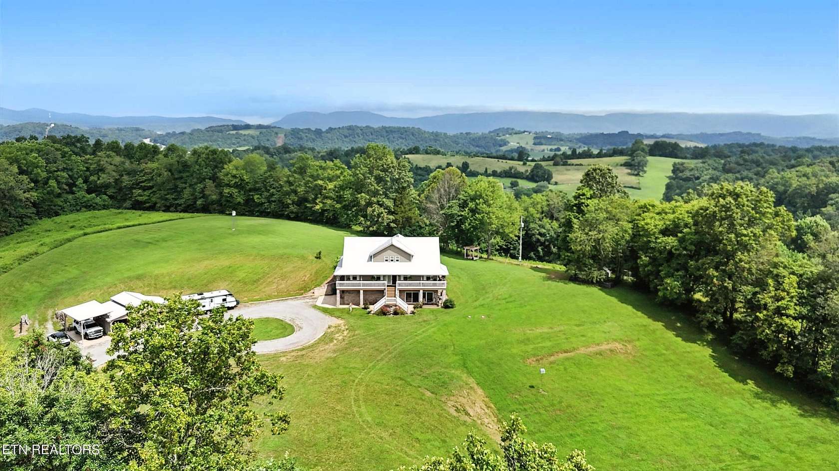 21.3 Acres of Recreational Land with Home for Sale in Tazewell, Tennessee