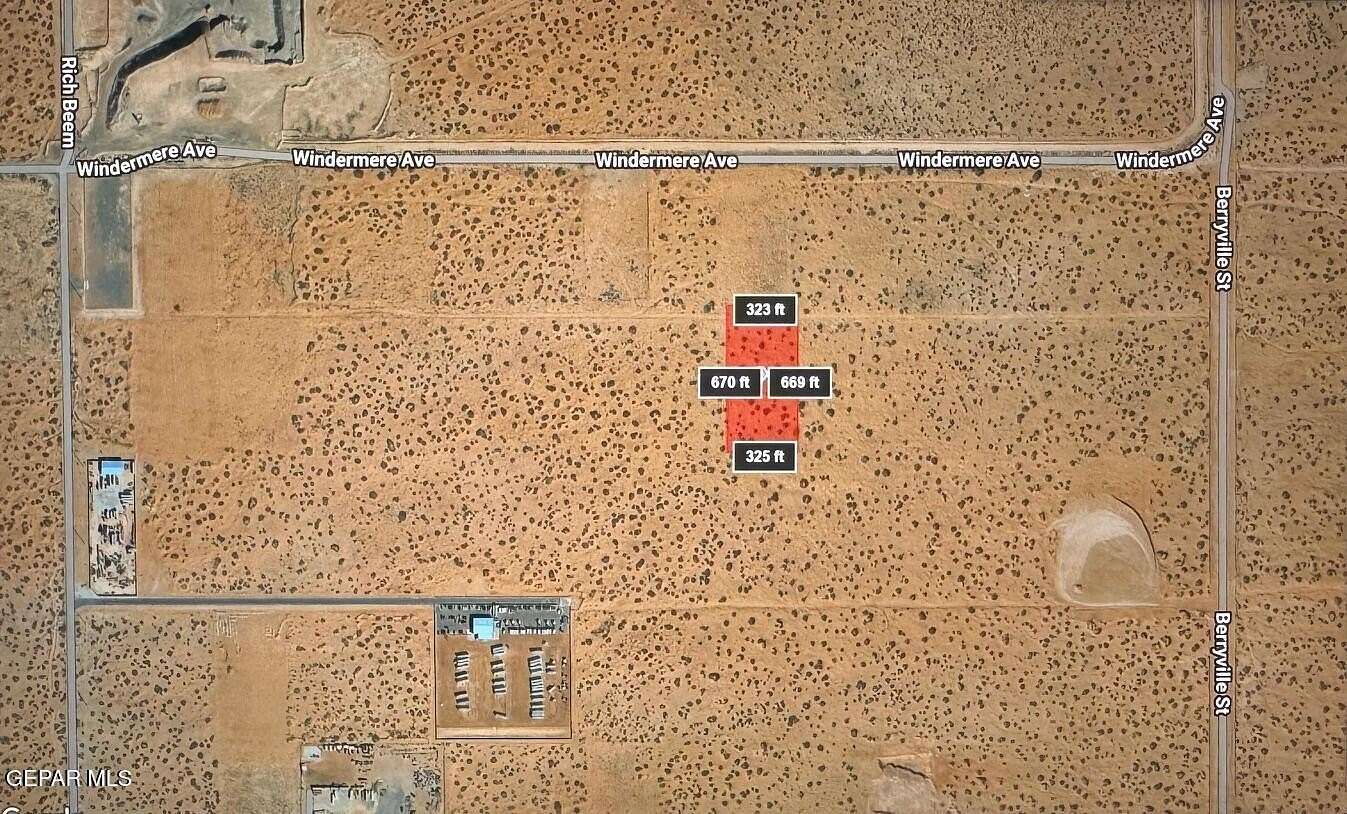 5 Acres of Land for Sale in El Paso, Texas