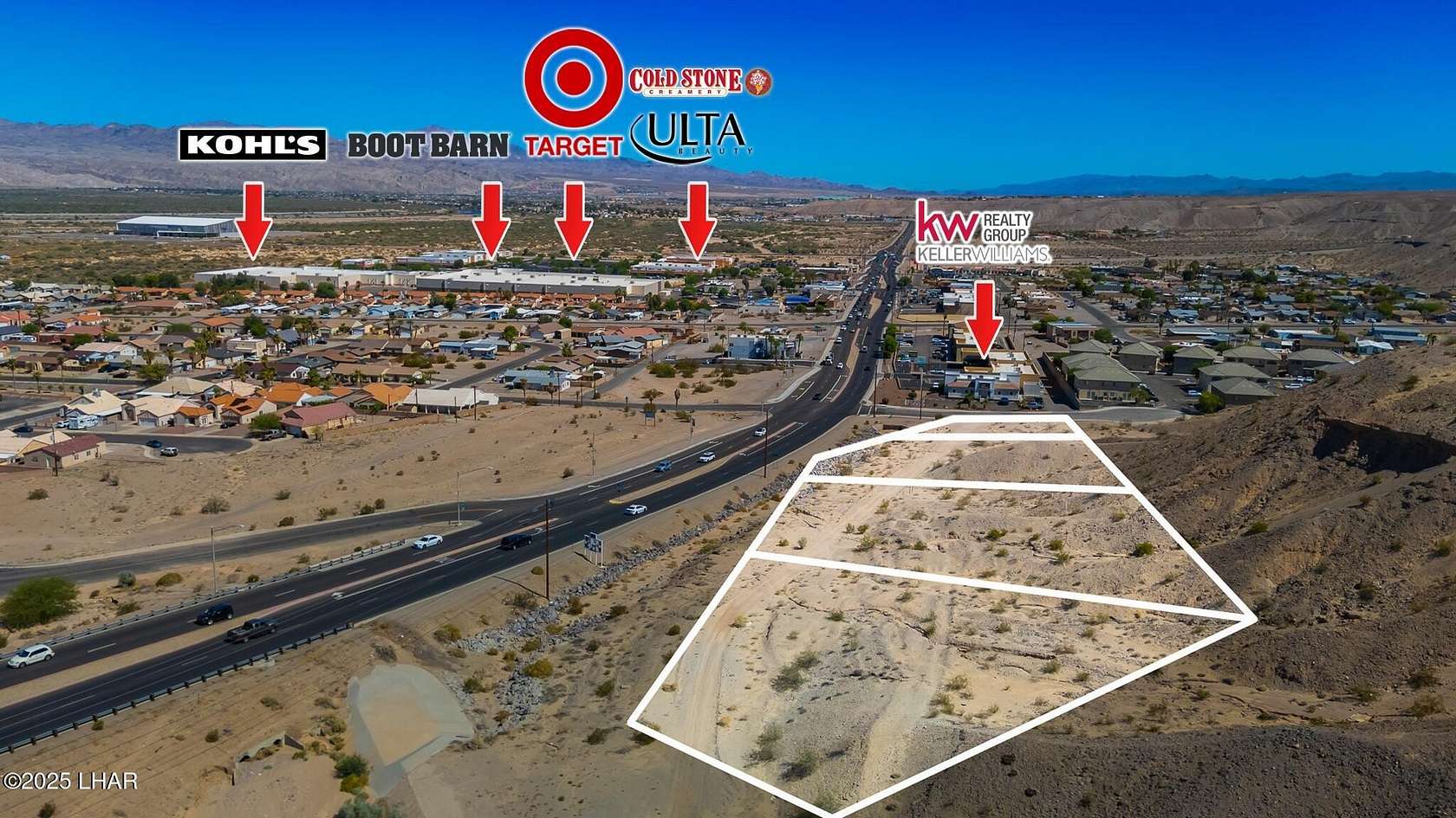 2.24 Acres of Commercial Land for Sale in Bullhead City, Arizona
