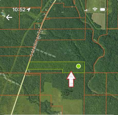30 Acres of Recreational & Residential Land for Sale in Rudyard, Michigan