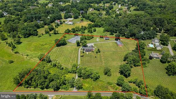 10.3 Acres of Land with Home for Sale in Glenwood, Maryland