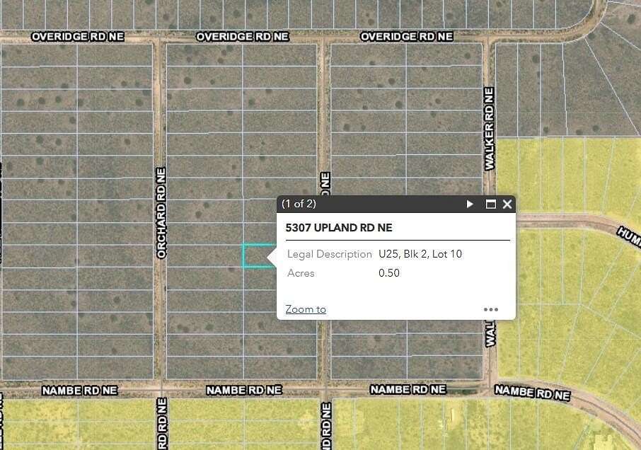 0.5 Acres of Land for Sale in Rio Rancho, New Mexico