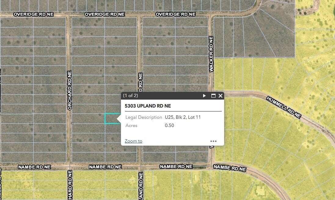 0.5 Acres of Land for Sale in Rio Rancho, New Mexico