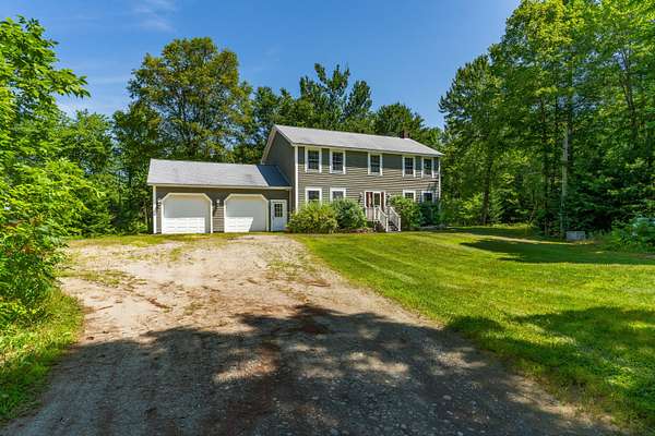 16 Acres of Land with Home for Sale in Bowdoin Town, Maine
