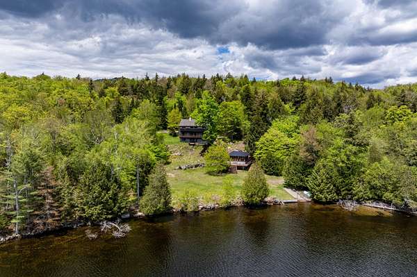 19.2 Acres of Land with Home for Sale in Blue Mountain Lake, New York