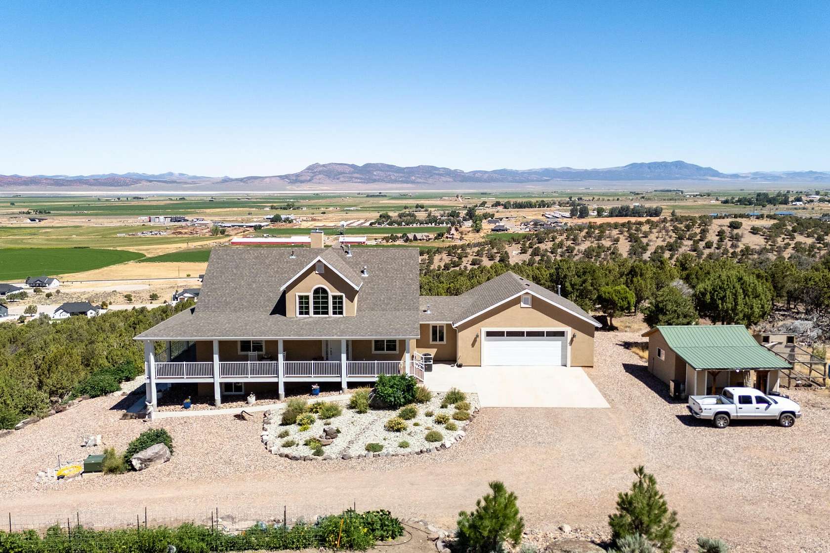 5 Acres of Residential Land with Home for Sale in Parowan, Utah