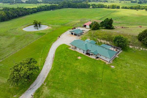 47.6 Acres of Agricultural Land with Home for Sale in Severy, Kansas