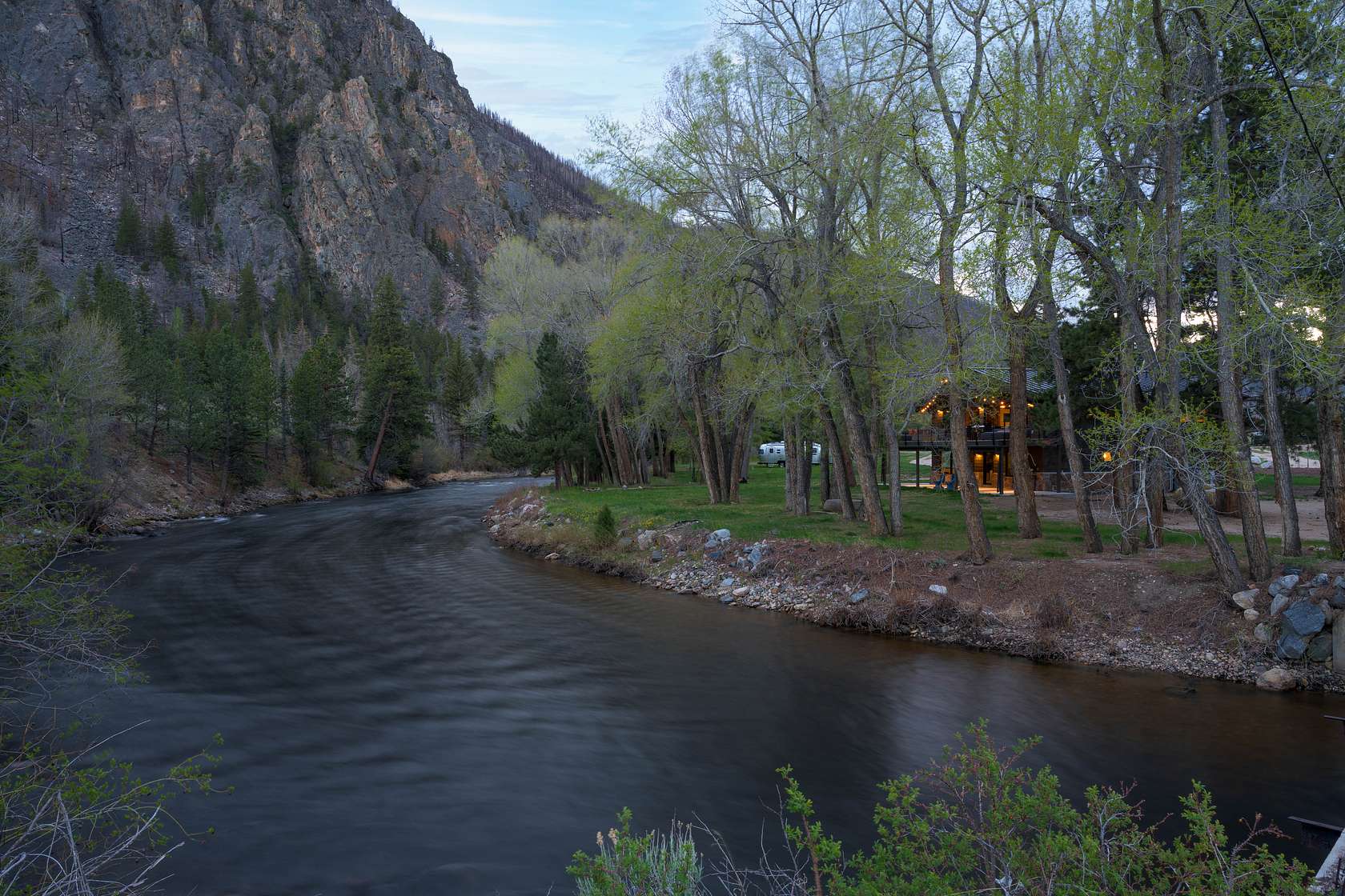 63.8 Acres of Recreational Land with Home for Sale in Bellvue, Colorado