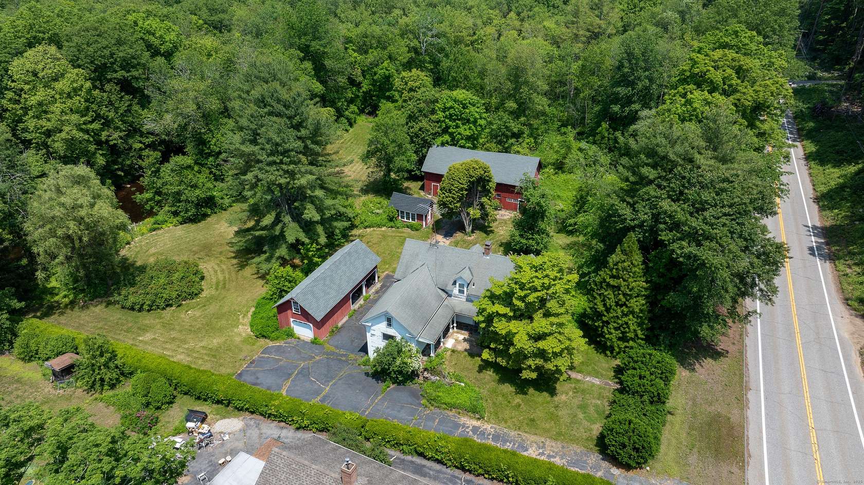 8 Acres of Residential Land with Home for Sale in Ashford, Connecticut