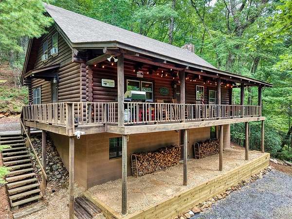 4 Acres of Residential Land with Home for Sale in Blairsville, Georgia