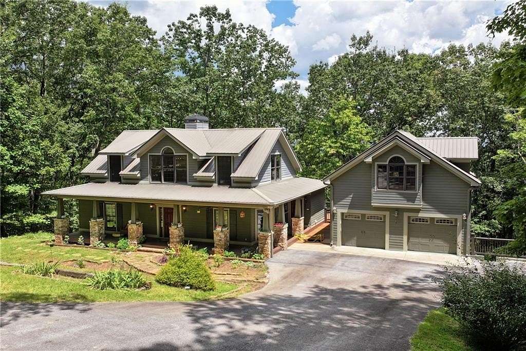 15.5 Acres of Land with Home for Sale in Cleveland, Georgia