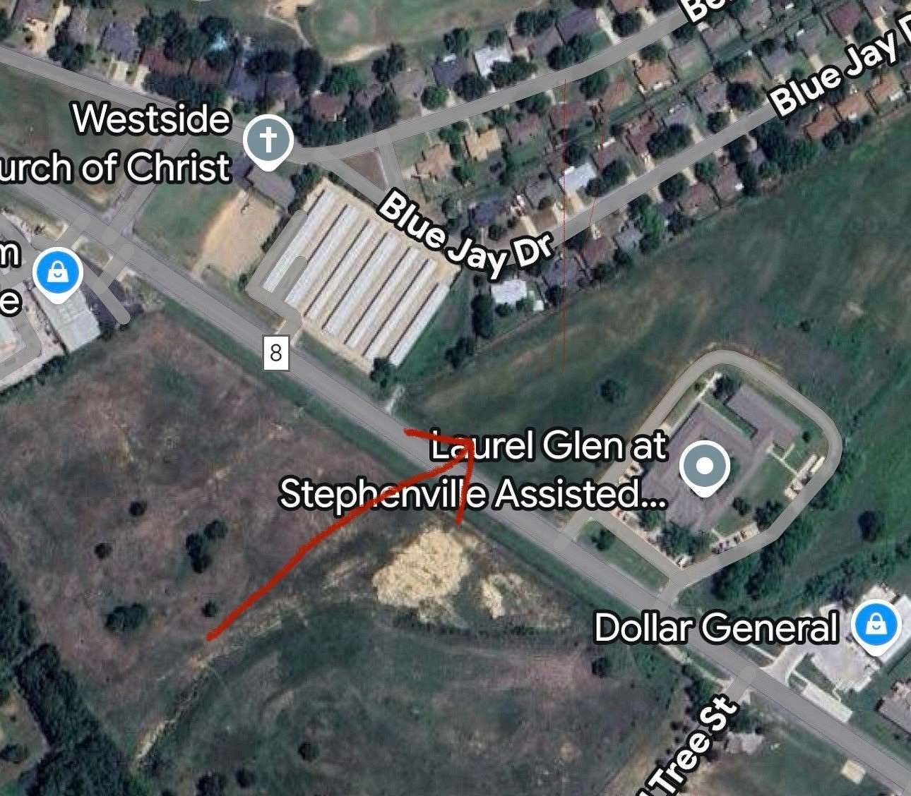 2.12 Acres of Commercial Land for Sale in Stephenville, Texas