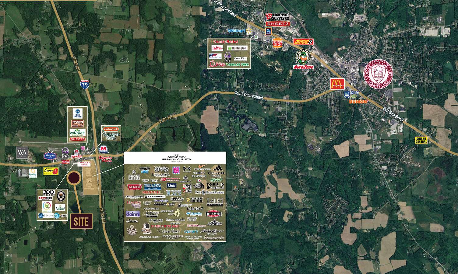 41 Acres of Land for Sale in Grove City, Pennsylvania