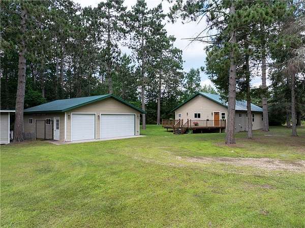 35.2 Acres of Agricultural Land with Home for Sale in Trego, Wisconsin