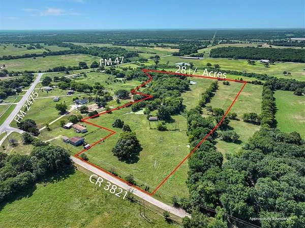 28 Acres of Recreational Land & Farm for Sale in Wills Point, Texas
