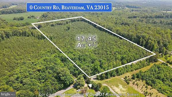 17.5 Acres of Land for Sale in Beaverdam, Virginia