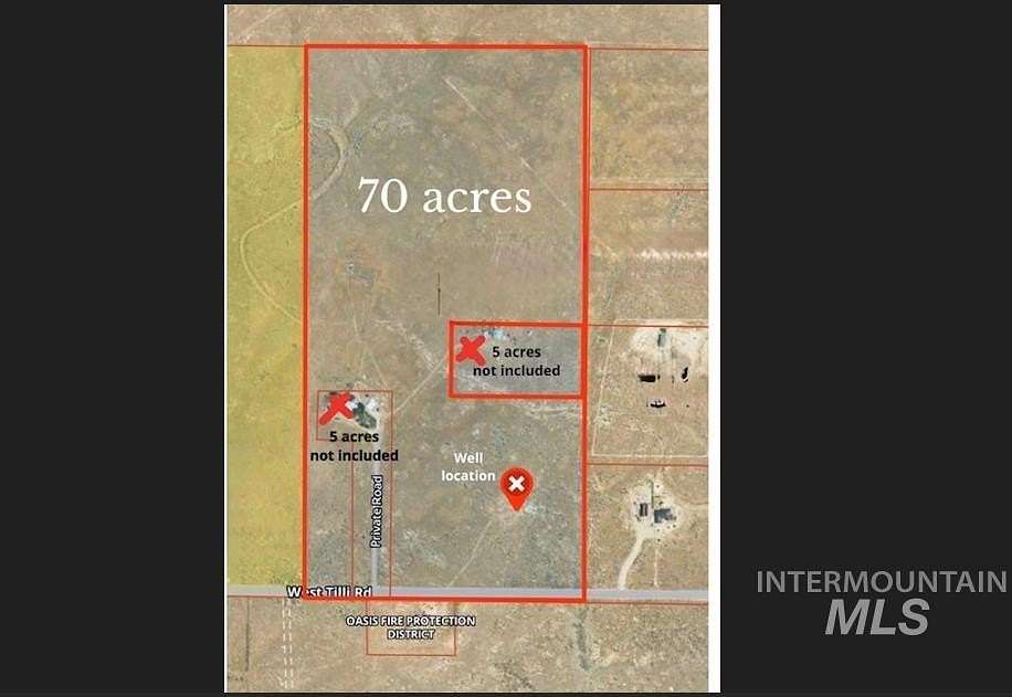 70 Acres of Land for Sale in Mountain Home, Idaho