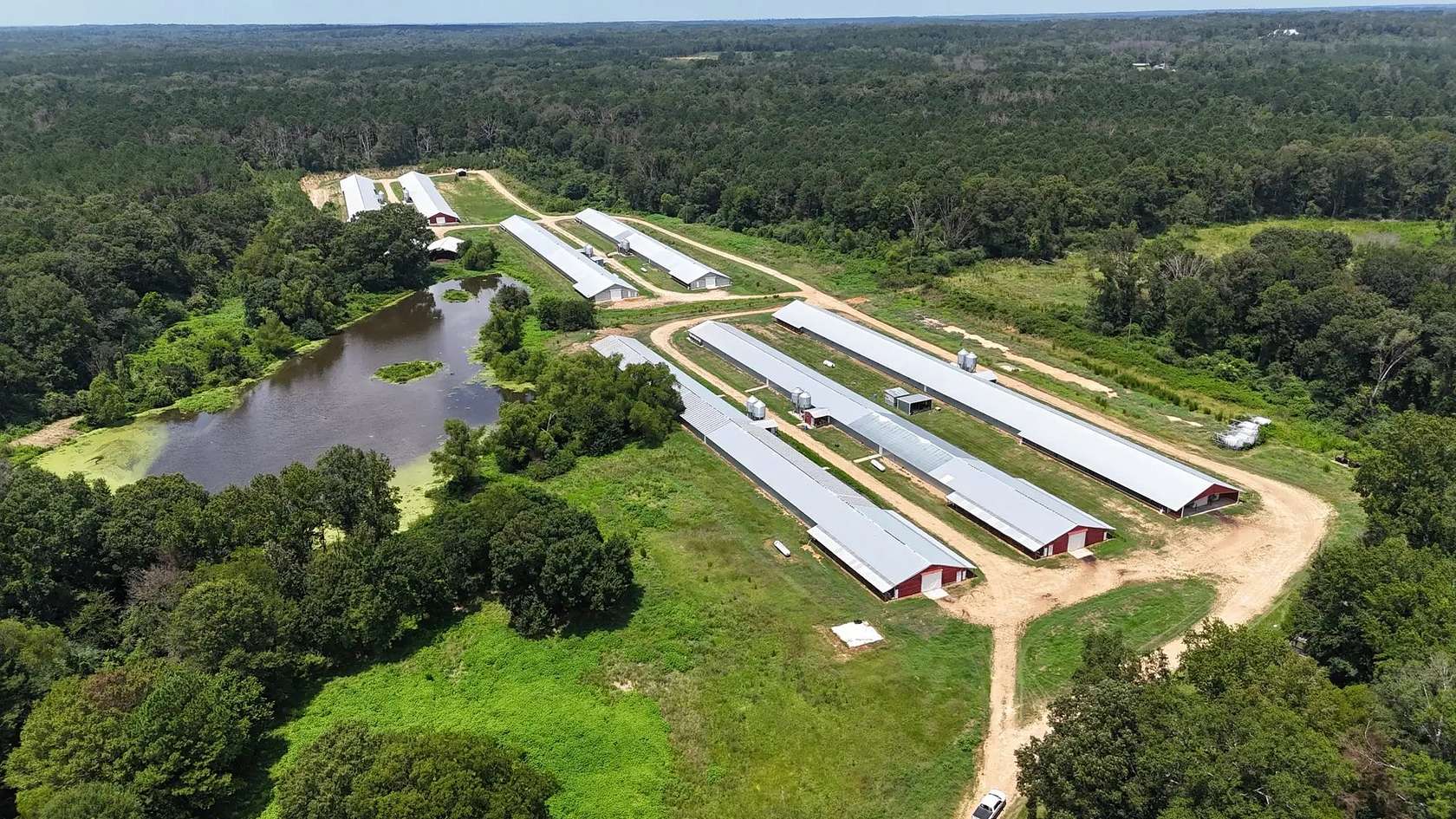 53 Acres of Land with Home for Sale in Wesson, Mississippi