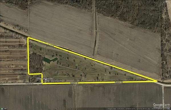 54.2 Acres of Land with Home for Sale in Lynn Township, Michigan