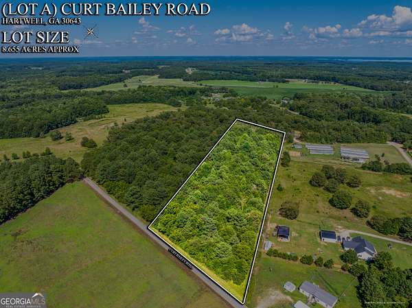 8.49 Acres of Residential Land for Sale in Hartwell, Georgia