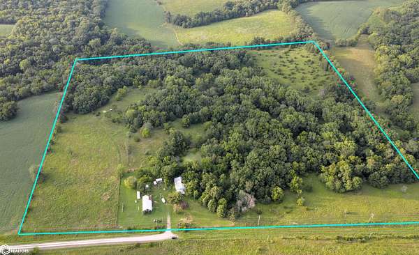 40 Acres of Recreational Land with Home for Sale in Fairfield, Iowa