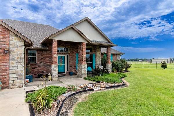 11.3 Acres of Land with Home for Sale in Goldsby, Oklahoma