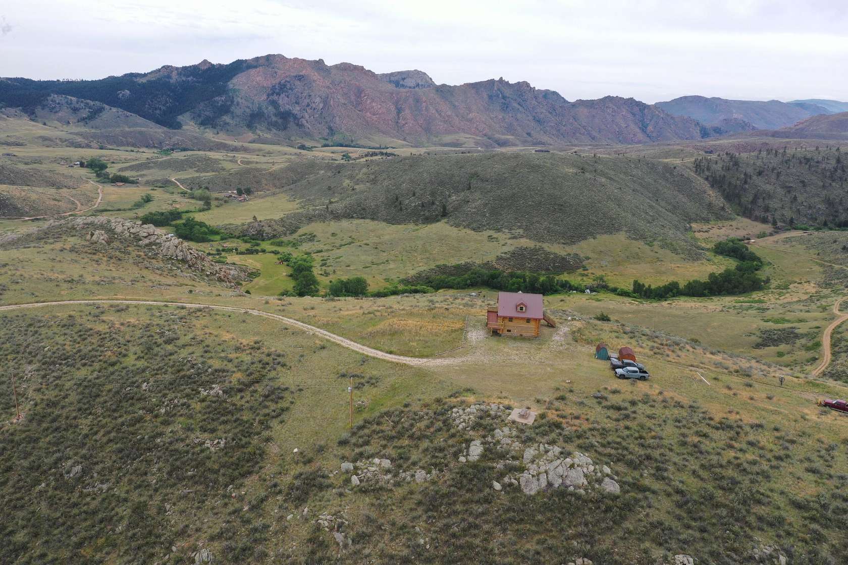 40.5 Acres of Recreational Land with Home for Sale in Livermore, Colorado