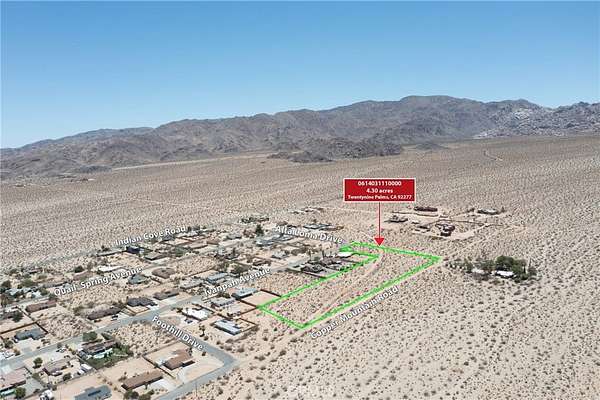 4.3 Acres of Land for Sale in Twentynine Palms, California