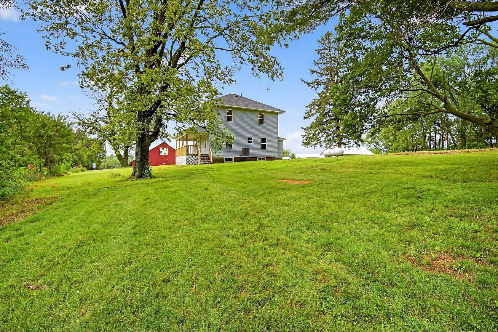 5.22 Acres of Residential Land with Home for Sale in Casey, Iowa