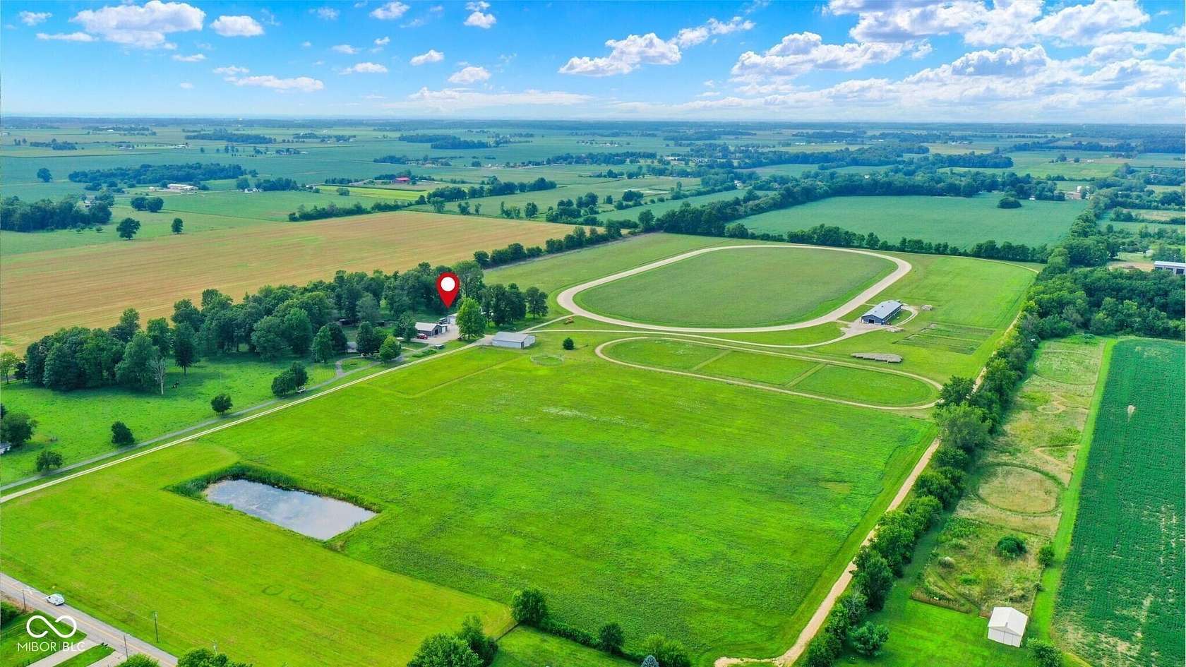 75.2 Acres of Land with Home for Sale in Anderson, Indiana